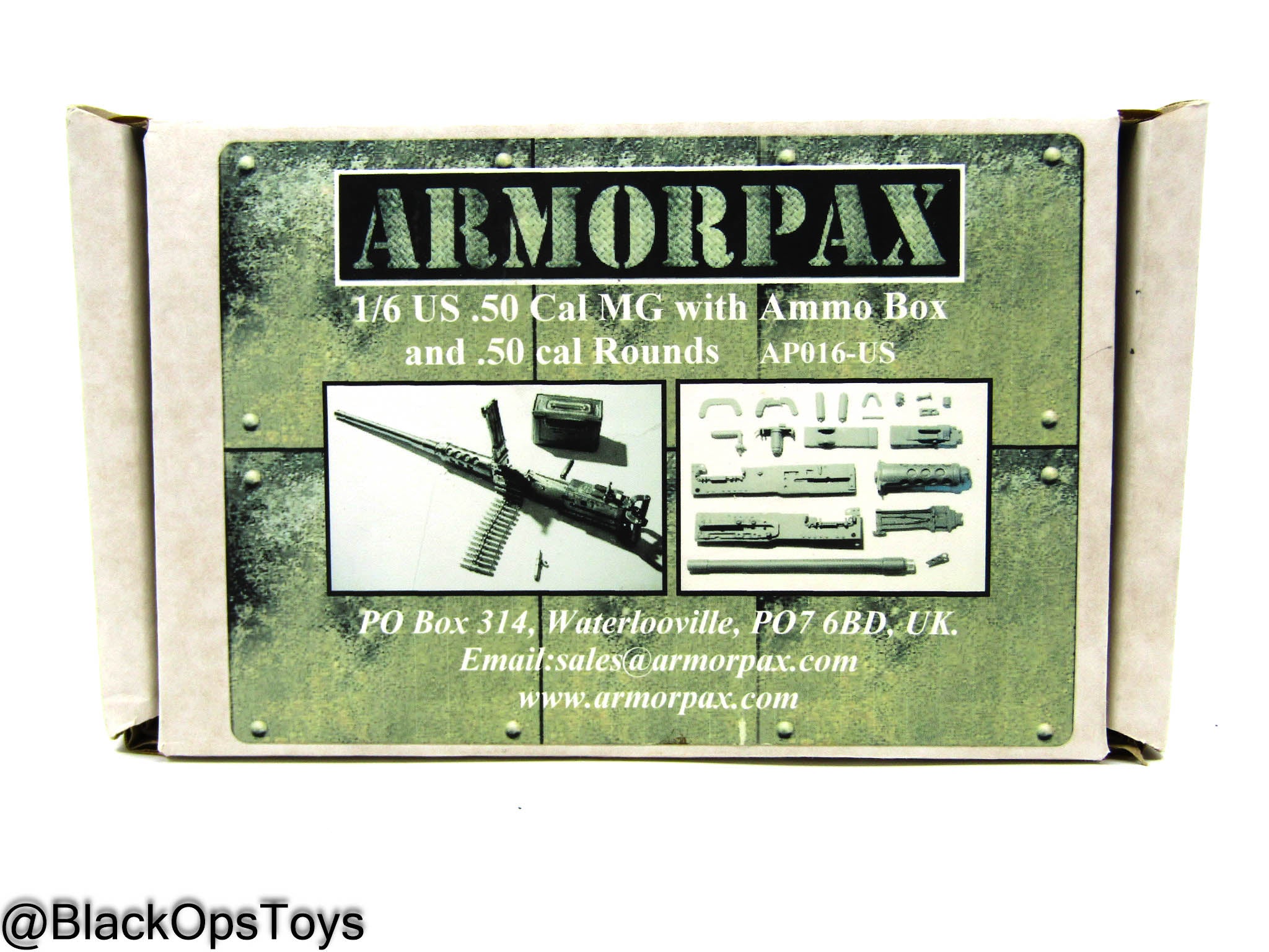 WWII - US 50 Cal Machine Gun w/Ammo Box - MINT IN BOX – BlackOpsToys