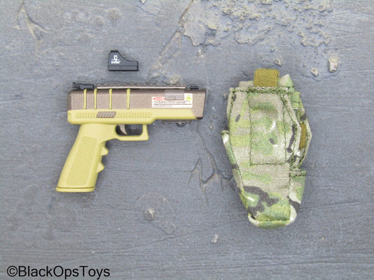 CBRN Combat Control Team - Range Finder Pistol w/Multicam Holster