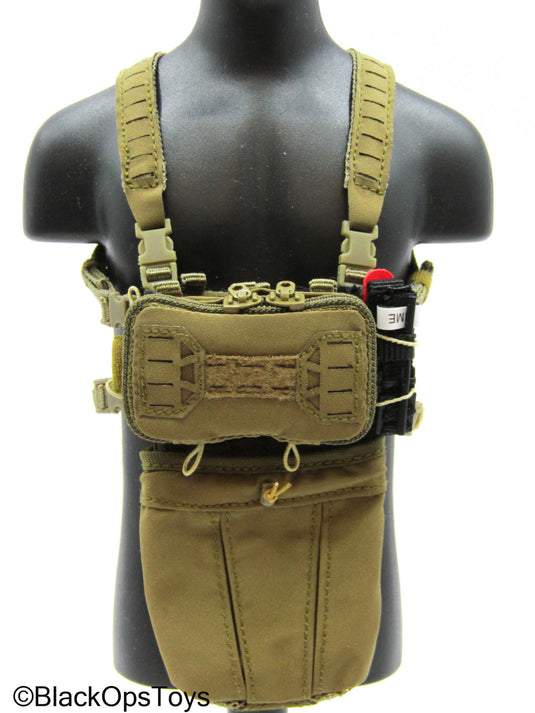 Russian SSO - Tan MOLLE Chest Rig w/Dump Pouch