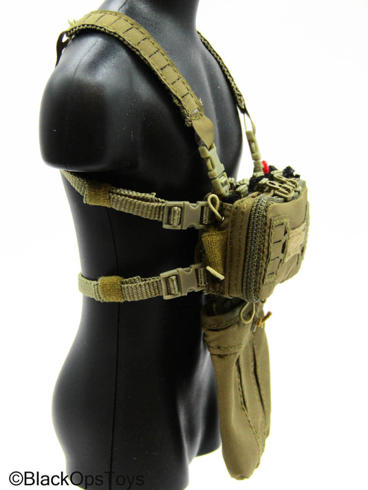 Russian SSO - Tan MOLLE Chest Rig w/Dump Pouch