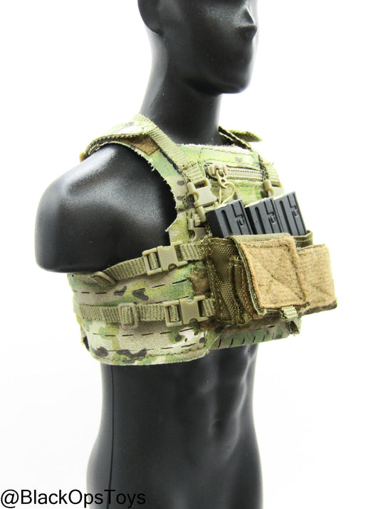 Multicam MOLLE Plate Carrier w/Chest Rig & Magazine Set (x3)