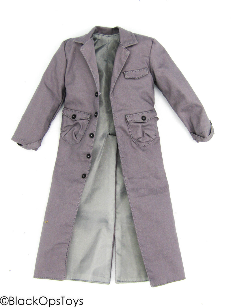 Load image into Gallery viewer, Doc Holiday - Grey Long Coat
