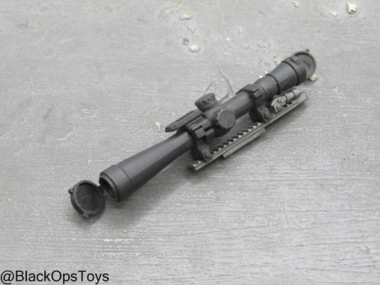 Black Rifle Scope w/Lens Covers