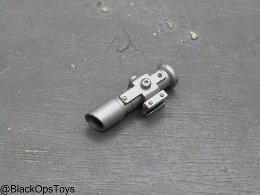 Silver Colored Futuristic Rifle Scope