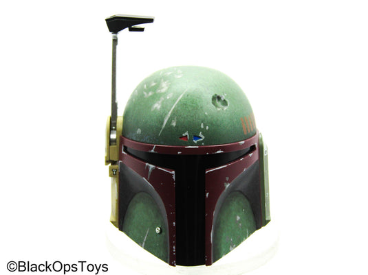 BOBF Boba Fett - Helmeted Head Sculpt w/Detailed Insides