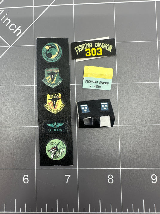 BAM 1/6 Scale Fighting Dragon Pilot Patches