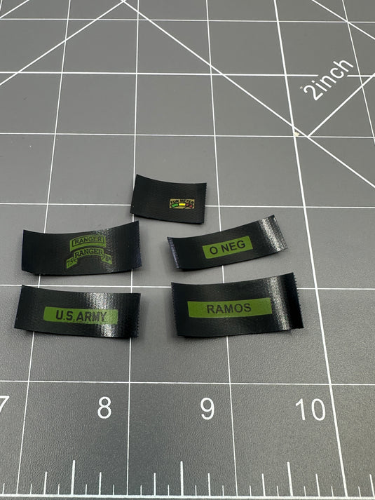 BAM 1/6 Scale US Army Ranger Patches