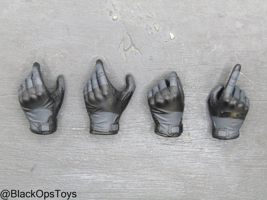 SMU - Coalition Forces - Black & Grey Gloved Hand Set (x4)
