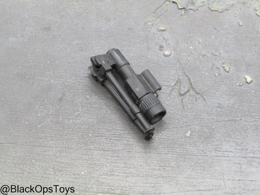 Black Bipod w/Tactical Light