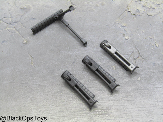 Black Folded & Unfolded Bipod Rail Cover Set