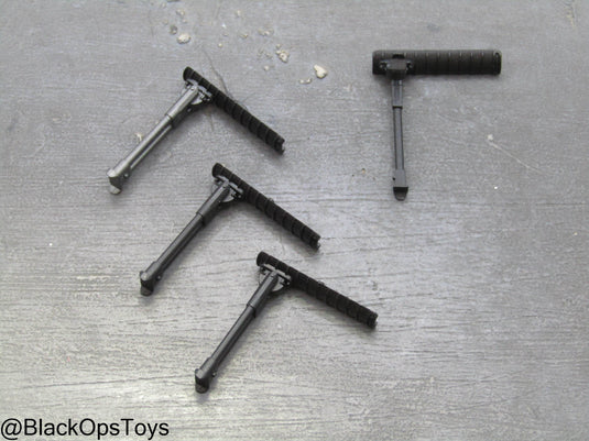 Black Folded & Unfolded Bipod Rail Cover Set