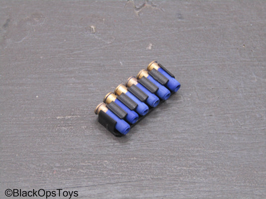 Blue Shotgun Shells w/Black Holster