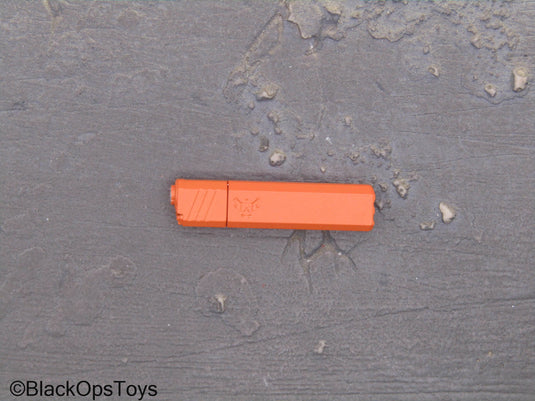 Compact Weapon Series 1 - Orange 9mm Pistol Suppressor