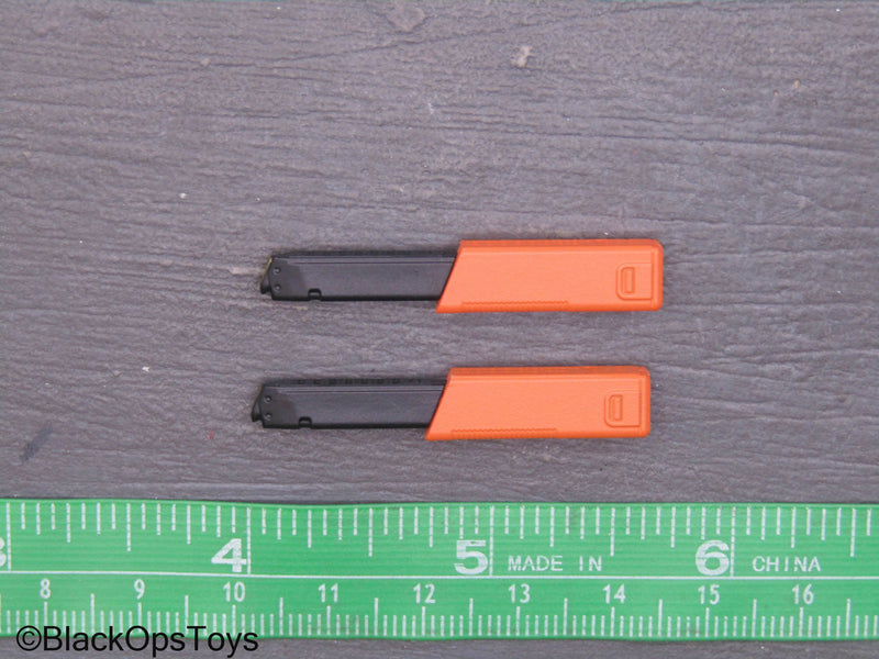 Load image into Gallery viewer, Compact Weapon Series 1 - Orange 9mm Extended Pistol Magazines
