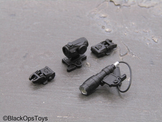 Compact Weapon Series 1 - Red Dot Scope, Iron Sights & Tac Light