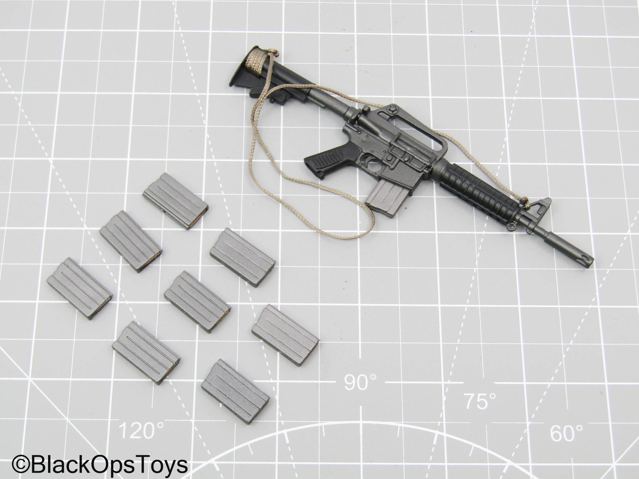 Vietnam 1970 - USMC - XM177E1 Carbine w/Para Cord Sling & Mag Set