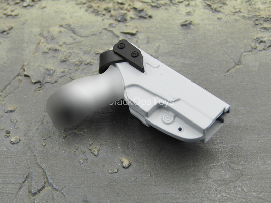 Special Forces Snow Field Op. - White & Black Pistol w/Holster