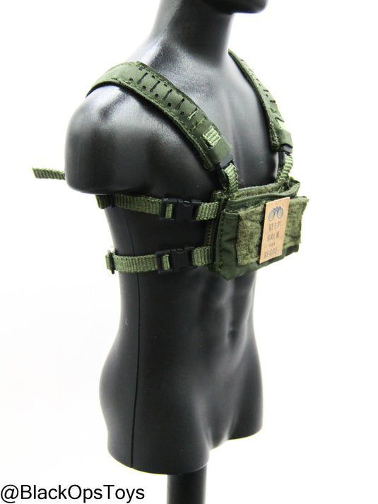 PMC Field RECCE - OD Green Chest Rig w/Patch