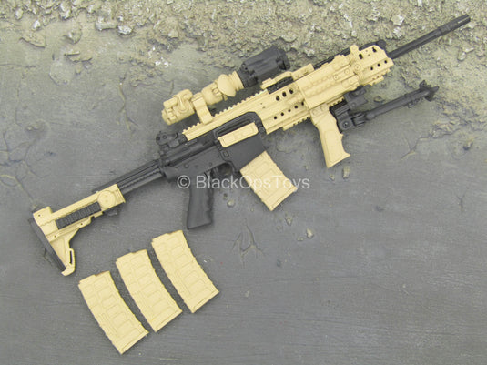 Taosun Army - Black & Tan M4 SIR Rifle Set - MINT IN BOX