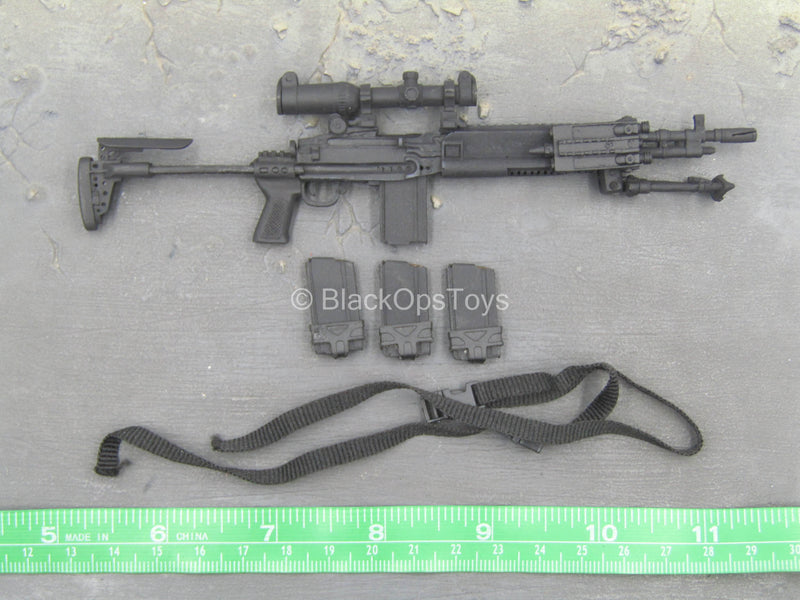 Load image into Gallery viewer, Taosun Army - Black M14 EBR Rifle Set - MINT IN BOX
