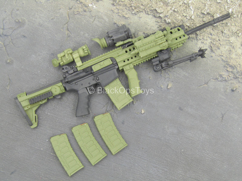 Load image into Gallery viewer, Taosun Army - Green M4 SIR Rifle Set - MINT IN BOX
