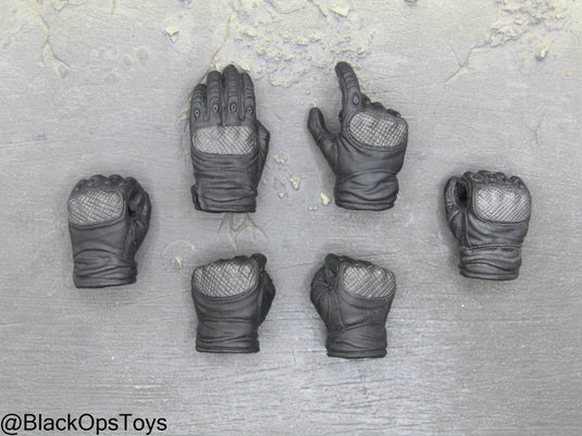 GI JOE - Snake Eyes - Black Gloved Hand Set (x6)