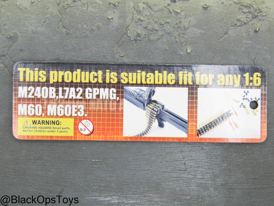 Full Metal & Moveable 7.62mm NATO Ammo Links - MINT IN PACKAGE