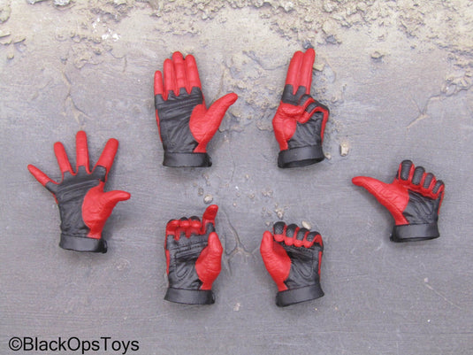 Lady Deadpool - Red & Black Female Gloved Hands (Type 1)