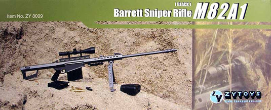 Black M82A1 Barrett Sniper Rifle - MINT IN BOX