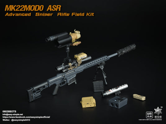 MK22MOD0 ASR Advanced Sniper Rifle Field Kit 5 Pack with BOT Exclusive - MINT IN BOX