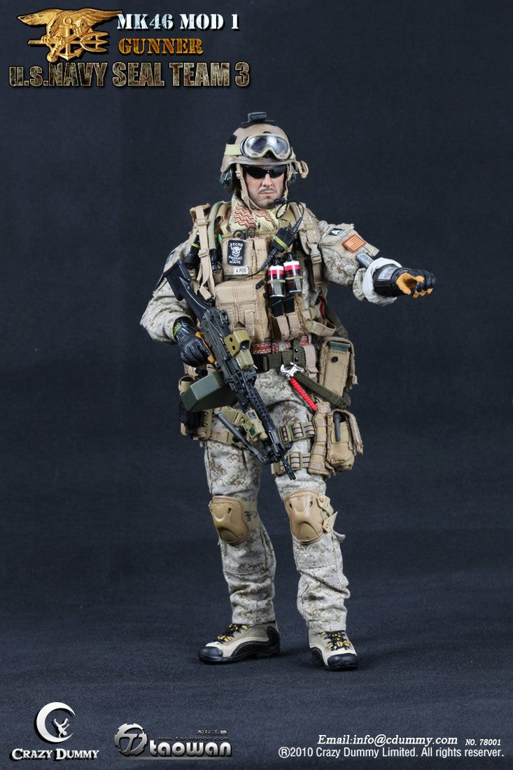 Load image into Gallery viewer, U.S. Navy Seals Team 3 MK46 MOD 1 Gunner - MINT IN BOX
