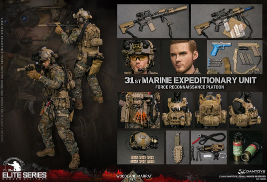 31st Marine Expeditionary Unit - SOPMOD M4 Rifle w/Training Barrel Set