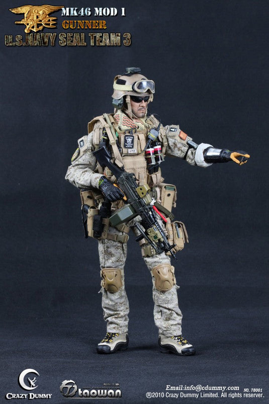 U.S. Navy Seals Team 3 MK46 MOD 1 Gunner - MINT IN BOX