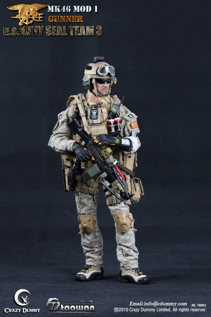 Load image into Gallery viewer, U.S. Navy Seals Team 3 MK46 MOD 1 Gunner - MINT IN BOX
