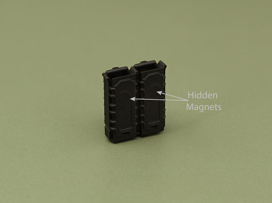1/6 - Custom 3D - Magnetic 9mm Mag Pouch [dual]