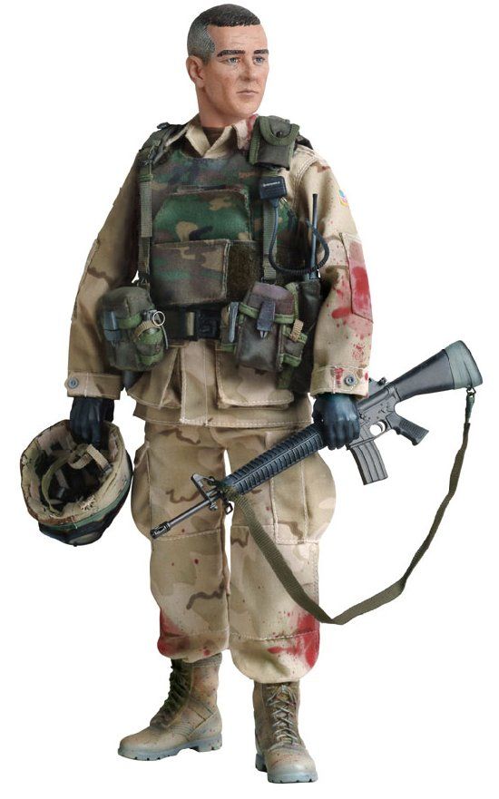 Load image into Gallery viewer, 75th Rangers Danny McKnight - Green Radio w/Radio Pouch
