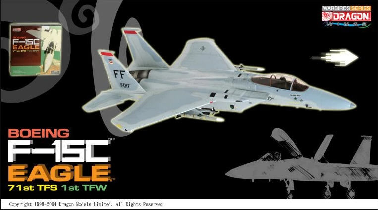 Load image into Gallery viewer, 1/72 scale - Diecast Boeing F-15C Eagle Airplane Model - MINT IN BOX
