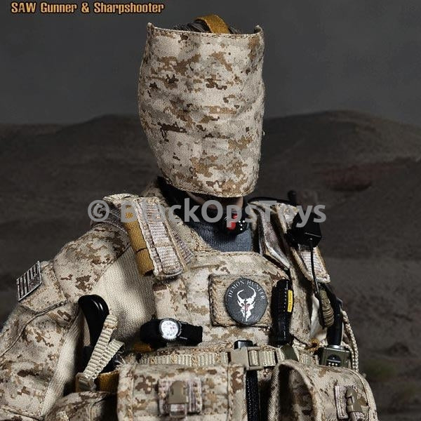 Load image into Gallery viewer, Special Mission Unit Part VI Security Team Version (Camo) AOR1 Prisoner Face Mask
