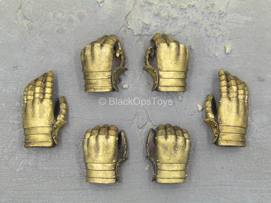 Knight Of Fire - Gold Ver. - Armored Gloved Hand Set
