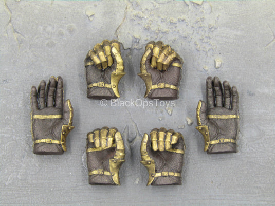 Knight Of Fire - Gold Ver. - Armored Gloved Hand Set