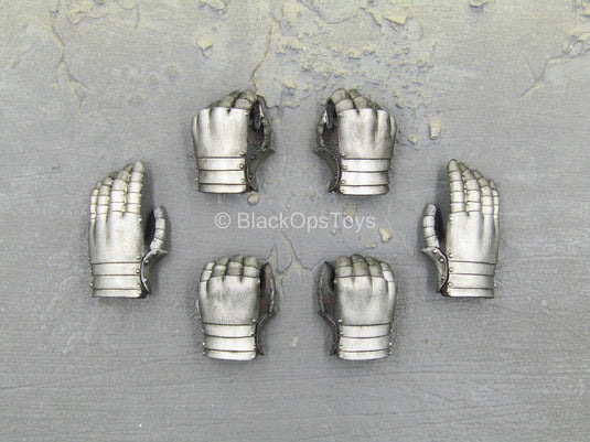 Knight Of Fire - Silver Ver - Armored Female Hand Set