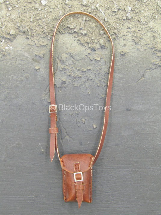 WWII - Wermacht Heer - Brown Leather-Like Satchel