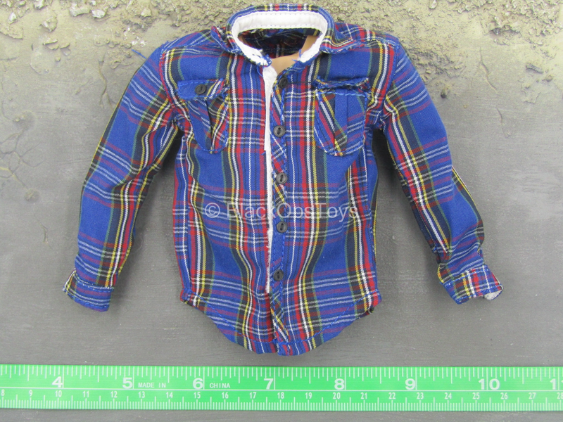 Load image into Gallery viewer, Blue Plaid Shirt
