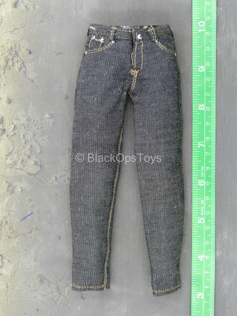 Load image into Gallery viewer, Grey Denim Like Jeans Pants

