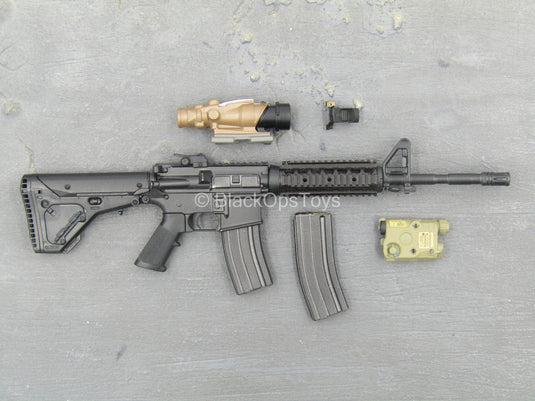 US Army Pilot - Black M4 Rifle w/Attachment Set