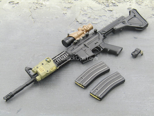 US Army Pilot - Black M4 Rifle w/Attachment Set