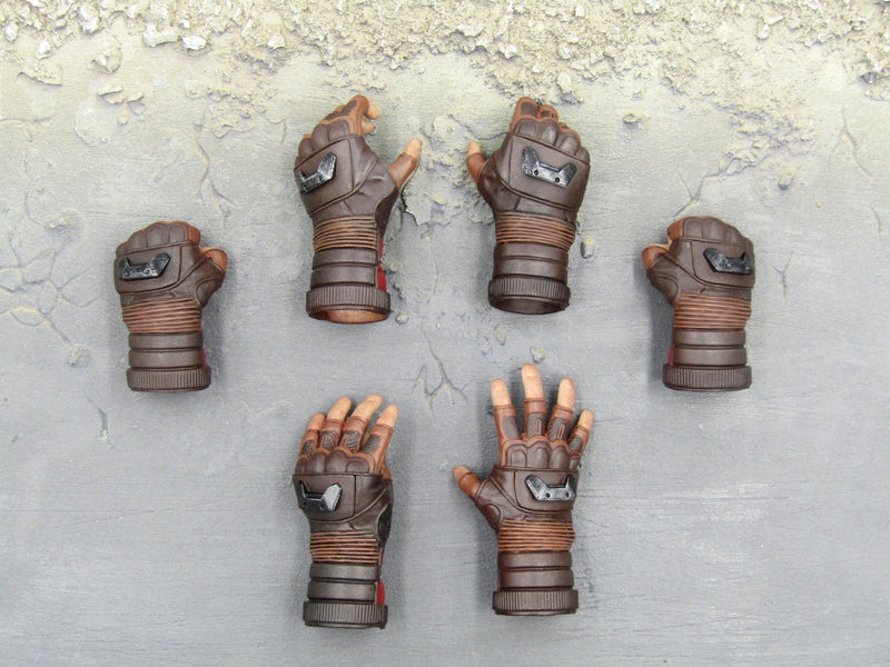 Load image into Gallery viewer, Age of Ultron - Captain America - Fingerless Gloved Hands Set x6
