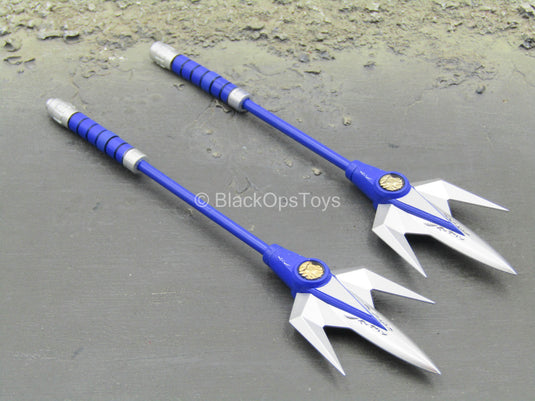 Power Rangers - Blue Ranger - Blue Extendable Sai
