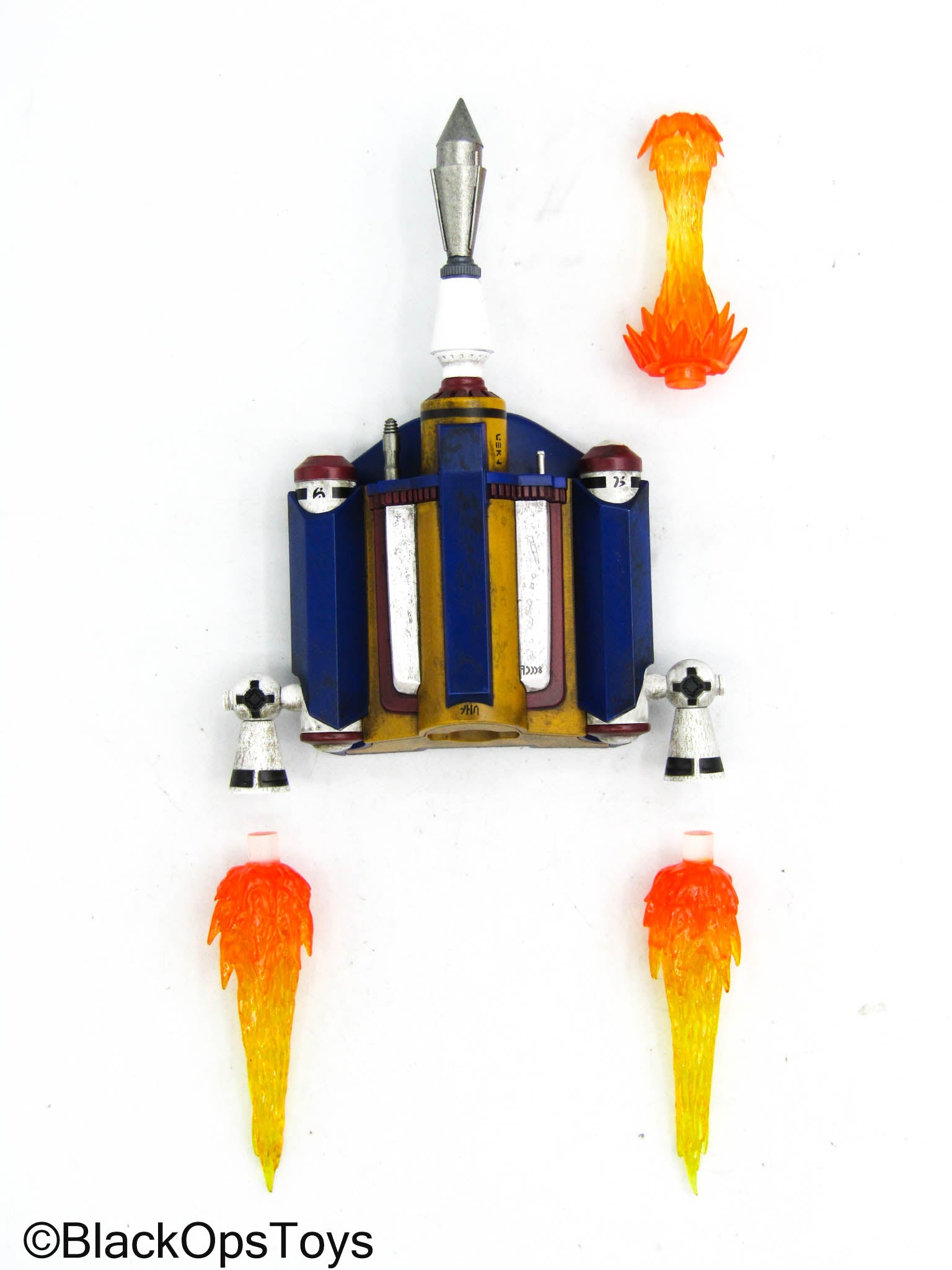 Star Wars Jango Fett - Original Color Z-6 Jetpack w/Flame FX