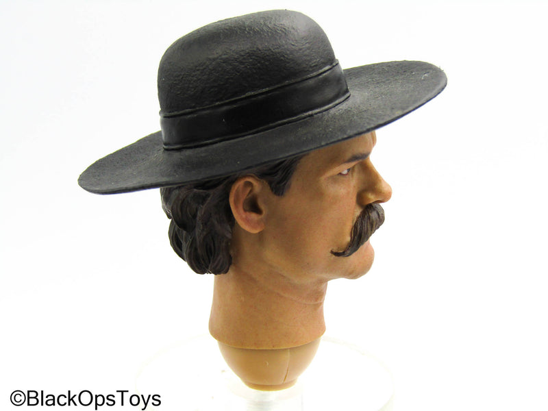 Load image into Gallery viewer, Deputy Town Marshall - Male Head Sculpt w/Mustache &amp; Hat
